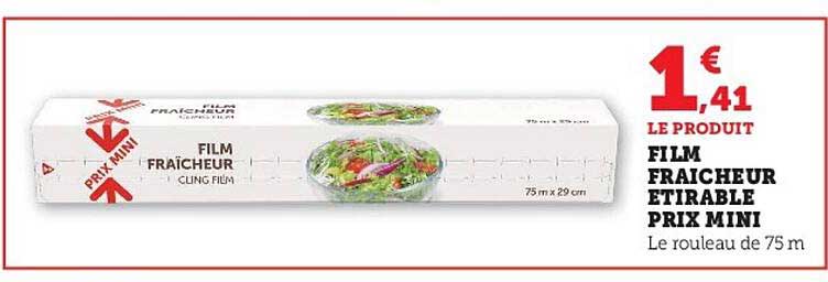 film fraîcheur étirable prix mini