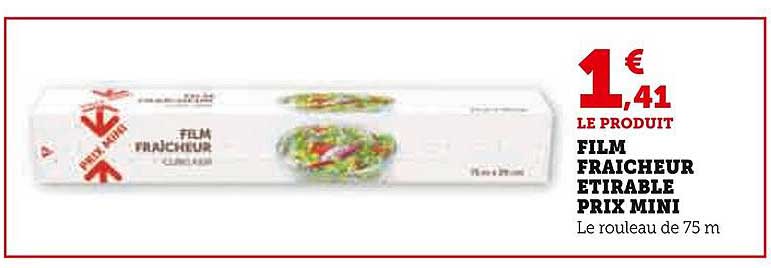 film fraîcheur étirable prix mini