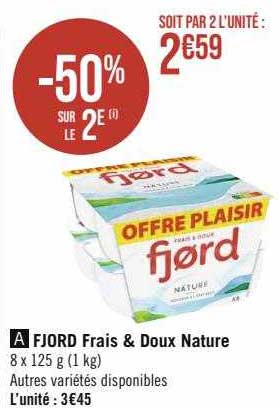 Fjord Frais & Doux Nature