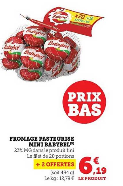 Fromage Pasteurisé Mini Babybel