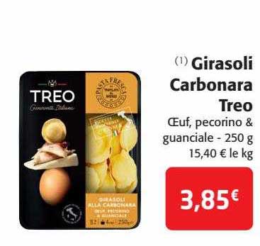Girasoli Carbonara Tréo