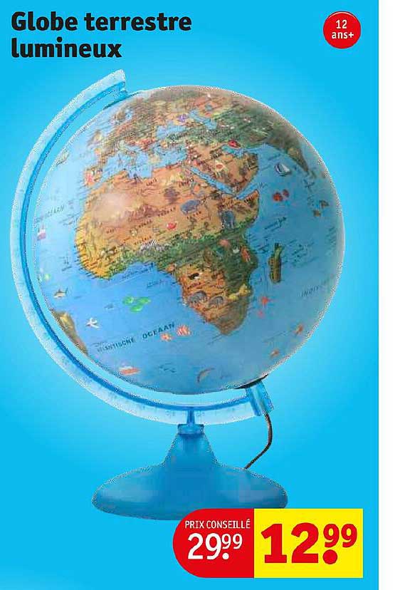 globe terrestre lumineux