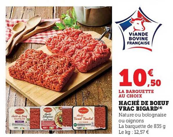 Haché De Bœuf Vrac Bigard