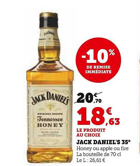 jack daniel's 35°