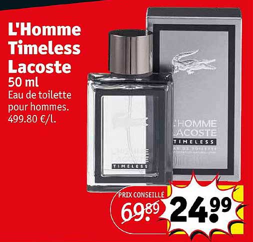 l'homme timeless lacoste
