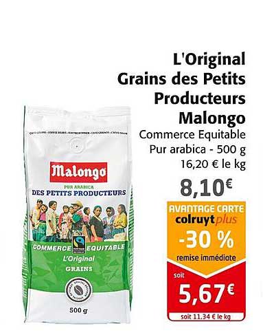 l'original grains des petits producteurs malongo