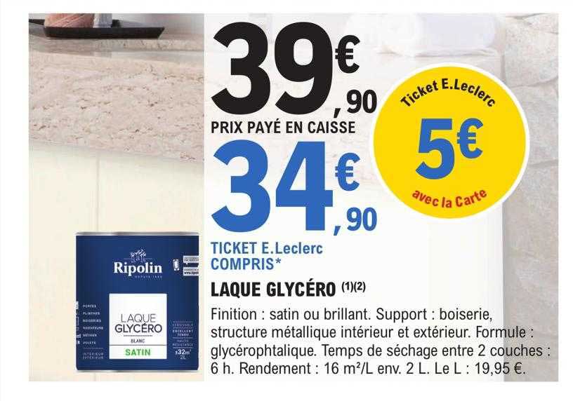 laque glycéro ripolin
