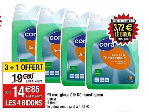 lave-glace été démoustiqueur cora