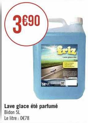 lave glace été parfumé friz