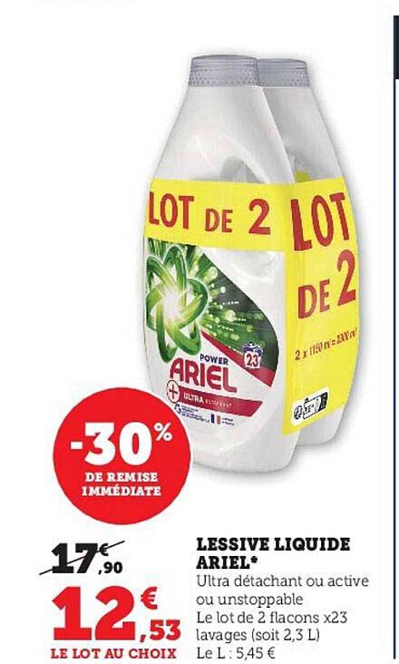 Lessive Liquide Ariel
