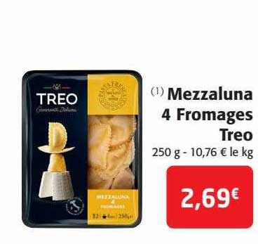 Mezzaluna 4 Fromages Tréo