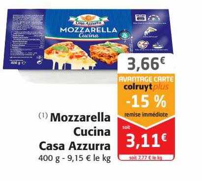 mozzarella cucina casa azzurra