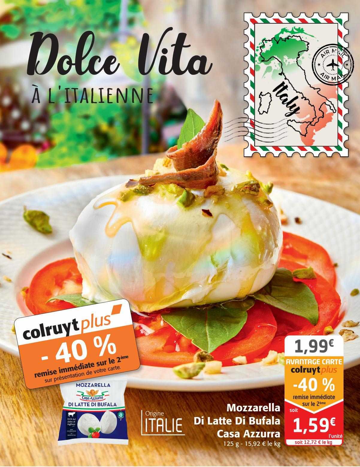 mozzarella di latte di bufala casa azzurra