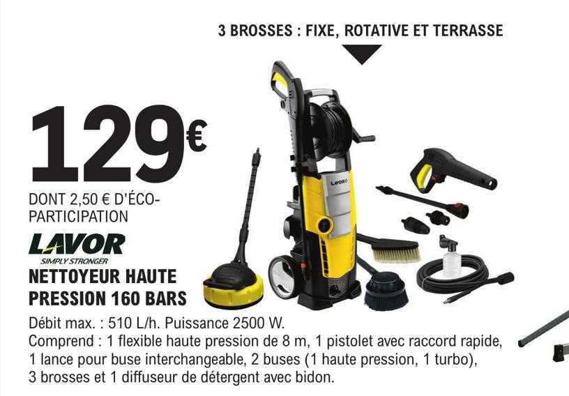 Nettoyeur Haute Pression 160 Bars Lavor