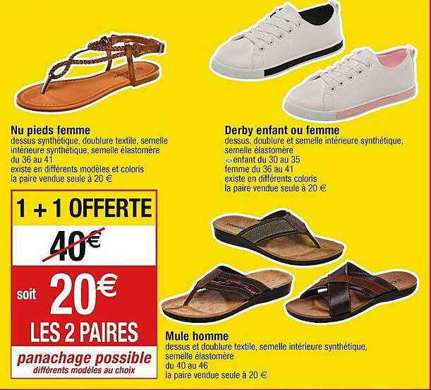 Nu Pieds Femme, Derby Enfant Ou Femme, Mule Homme
