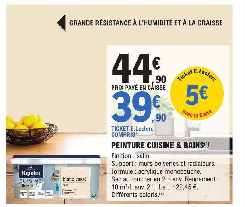 Peinture Cuisine & Bains Ripolin