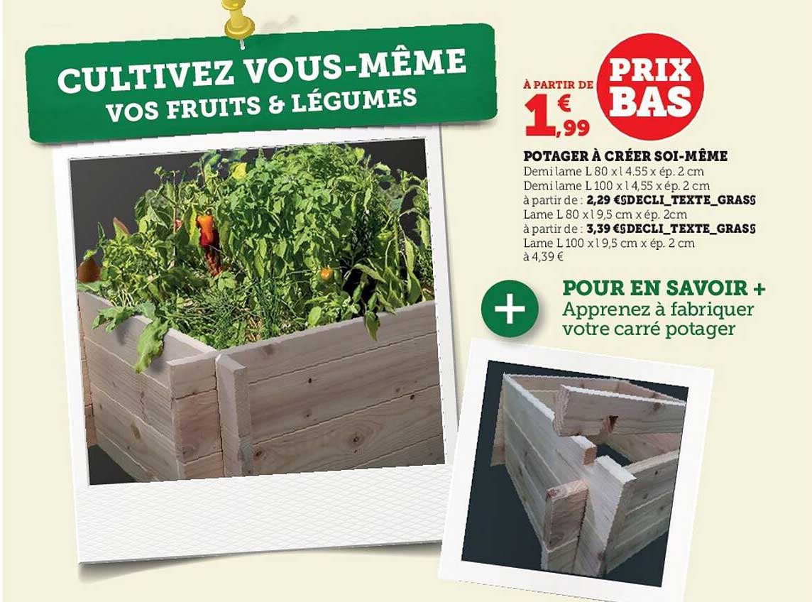 potager à créer soi-même