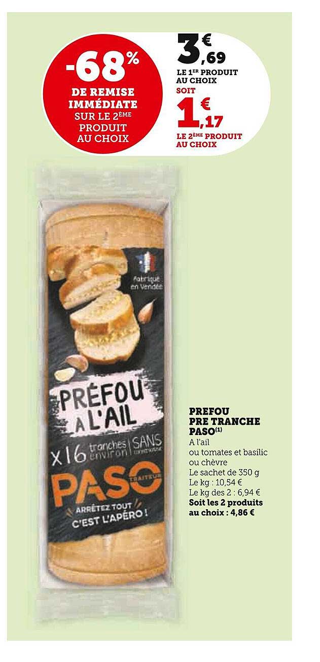 préfou pré tranché paso