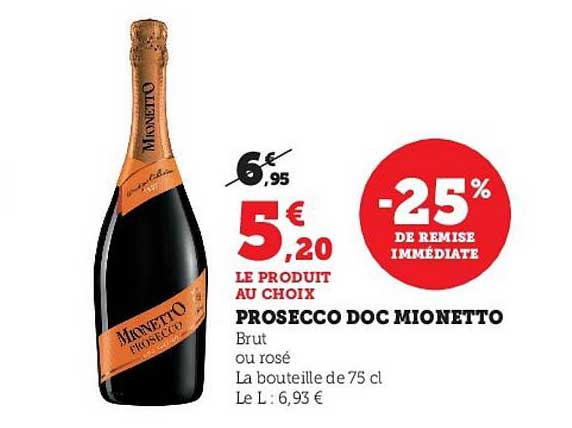 Prosecco Doc Mionetto