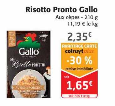 risotto pronto gallo