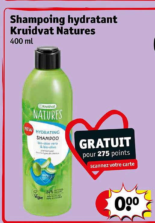 Shampoing Hydratant Kruidvat Natures