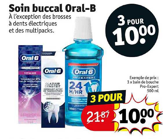 soin buccal oral-b