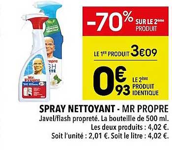 spray nettoyant - mr propre