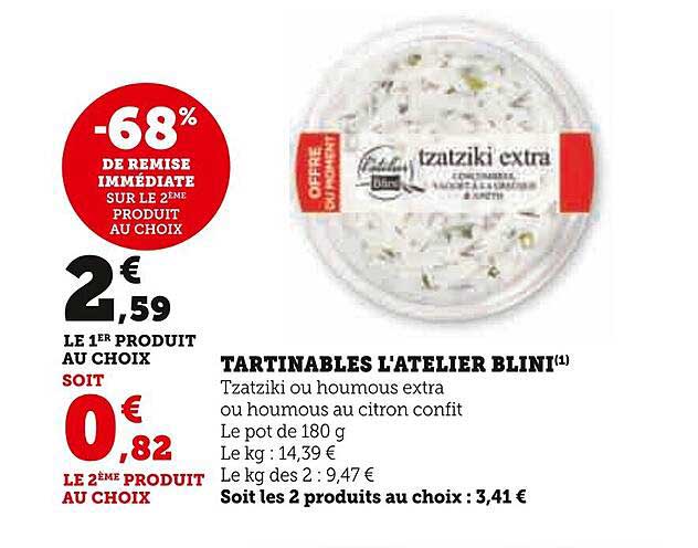 tartinables l'atelier blini