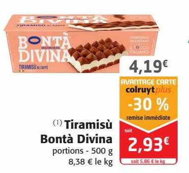 tiramisu bontà divina