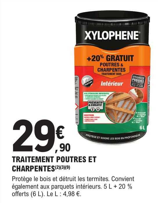 traitement poutres et charpentes xylophene