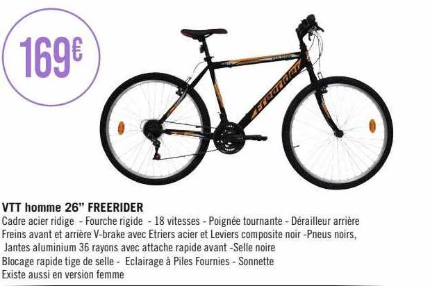 vtt homme 26" freerider