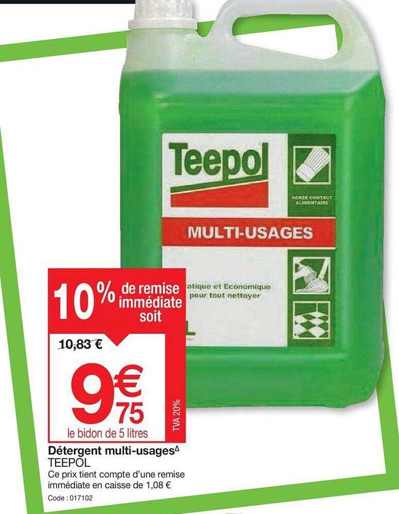 détergent multi-usages teepol