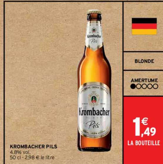 krombacher pils 4.8% vol