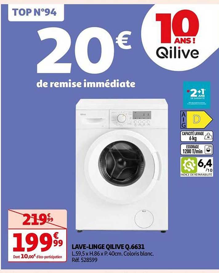 lave-linge qilive q.6631