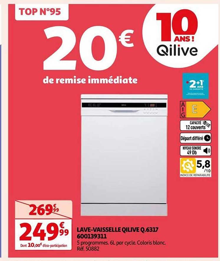 lave-vaisselle qilive q.6317