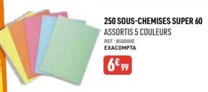 250 sous-chemises super 60