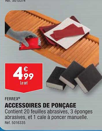 accessoires de ponçage ferrex