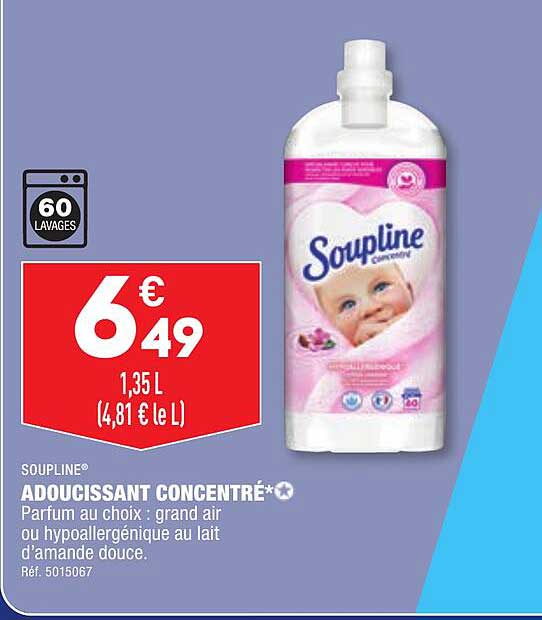 Adoucissant Concentré Soupline