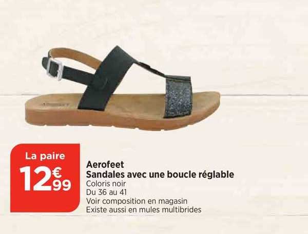 aerofeet sandales avec une boucle réglable