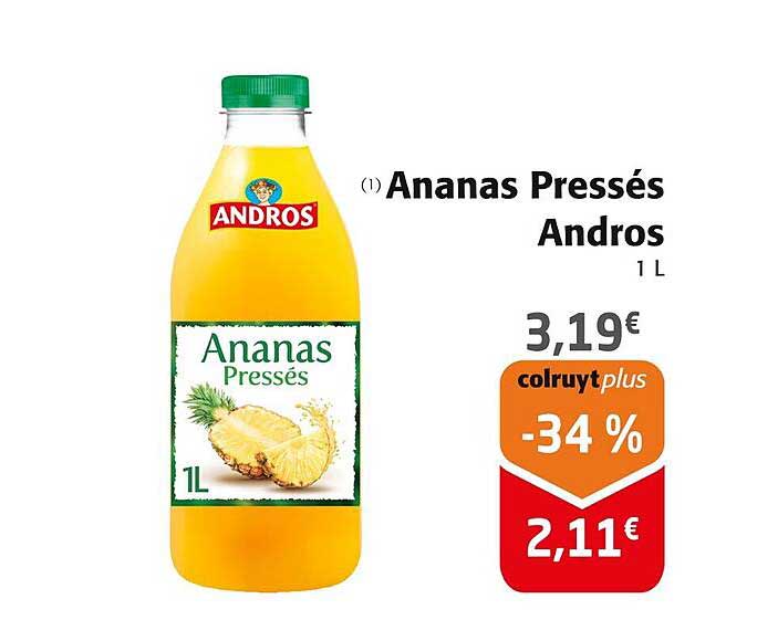 ananas pressés andros