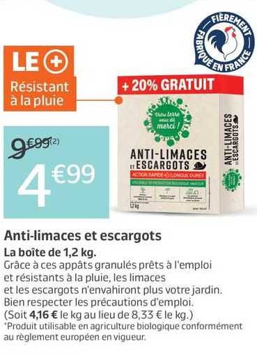 anti-limaces et escargots