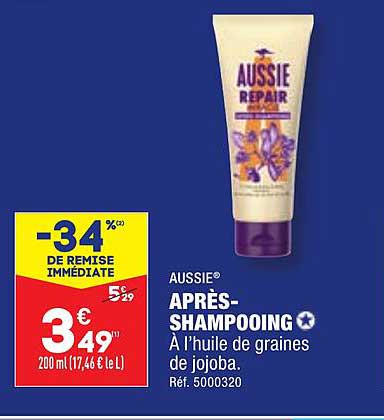 après-shampooing aussie