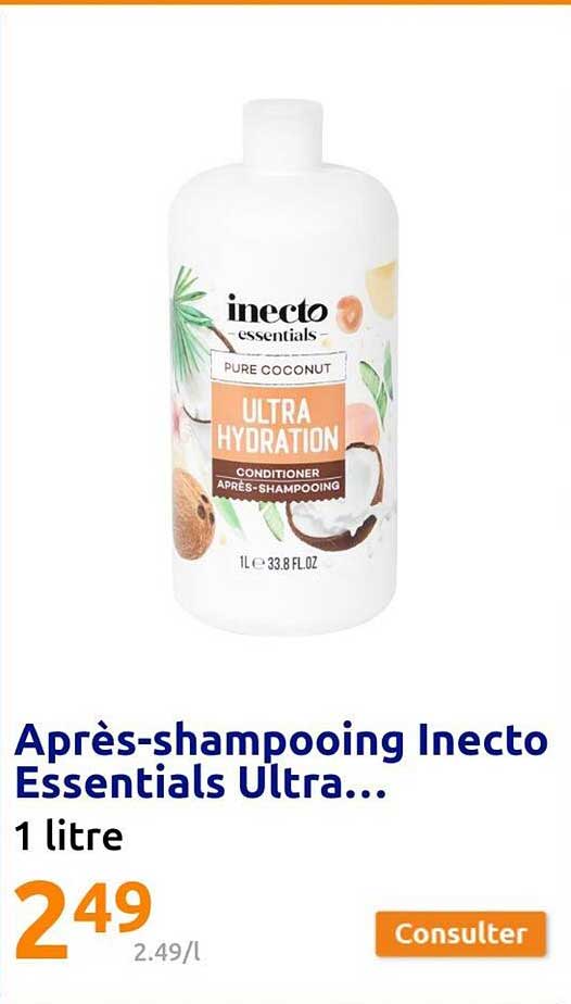 après-shampooing inecto essentials ultra...