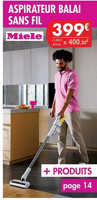 Aspirateur Balai Sans Fil Miele