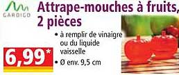 attrape-mouches à fruits, 2 pièces gardigo