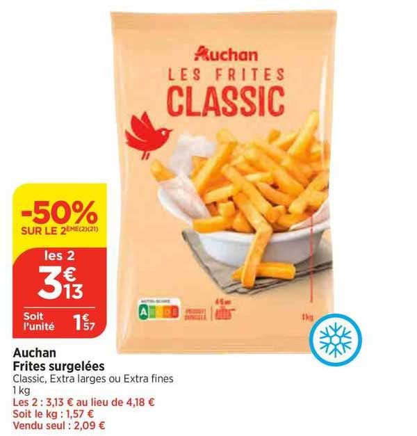 aucha frites surgelées