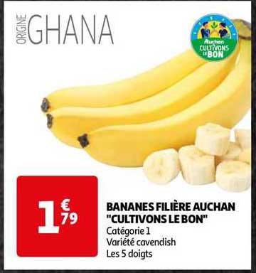 Banane Filière Auchan "cultivons Le Bon"