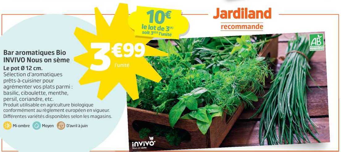 bar aromatiques bio invivo nous on sème