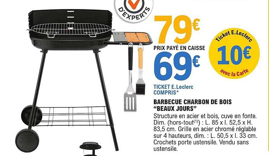 barbecue charbon de bois "beaux jours"