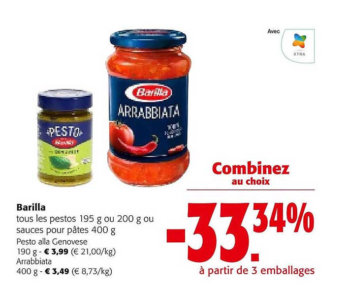 Barilla Les Pestos Ou Sauces Pour Pâtes